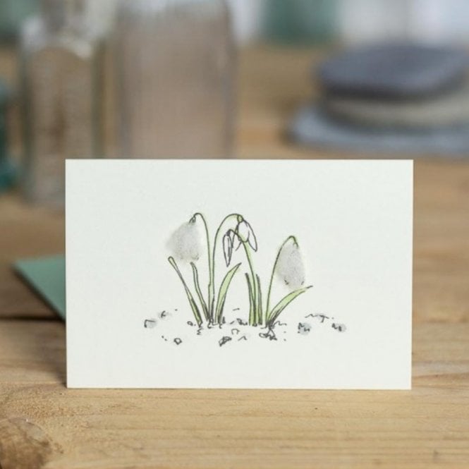 Papersheep Snowdrop Mini Card