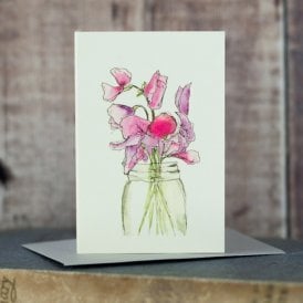 Sweet Pea Mini Card