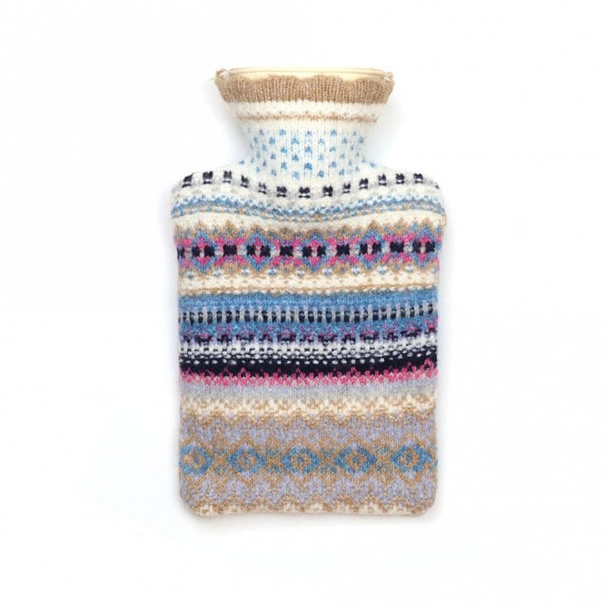 Peace of Mind Evie Camel Stripe Knit Hot Water Bottle