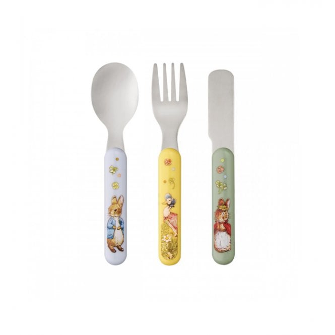 Petit Jour Peter Rabbit 3-Piece Cutlery Set
