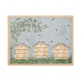 Aura Beehive Washable Doormat