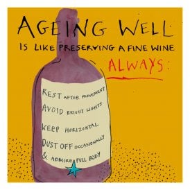Ageing Like Fine Wine Card
