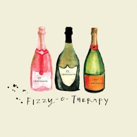Fizzy-O-Therapy Bottles Card
