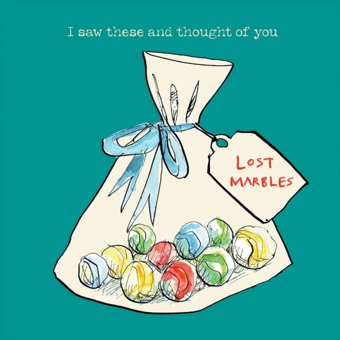 Poet and Painter Lost Marbles Card