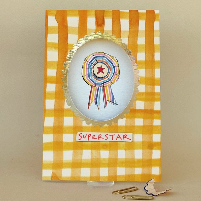 Poet and Painter Superstar Framed Card