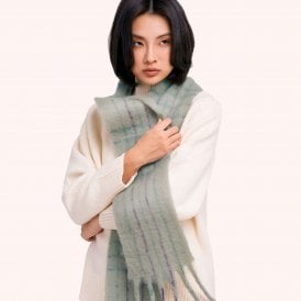 Angelica Cosy Scarf - Soft Green