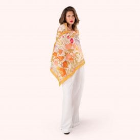 Birds In Bloom Printed Scarf