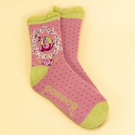 D Alphabet Ankle Socks