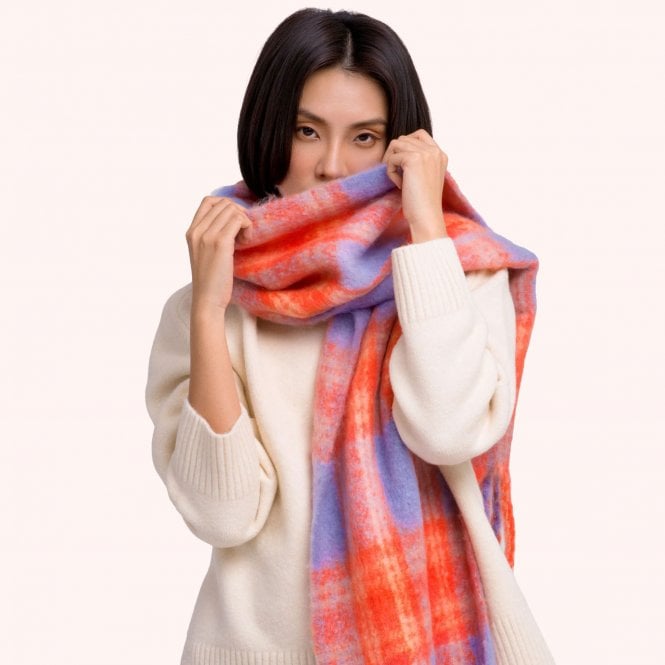 Powder Flora Cosy Scarf - Tangerine