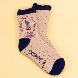 I Alphabet Ankle Socks