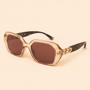 Powder Daria Light Tortoiseshell Limited Edition Sunglasses display picture 2