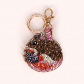 Mouse Beaded Keyring