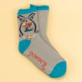 Z Alphabet Ankle Socks