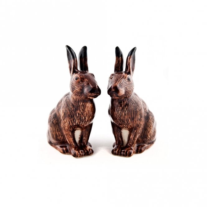 Quail Ceramics Hare Salt and Pepper Shakers