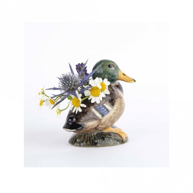 Quail Ceramics Mallard Bud Vase
