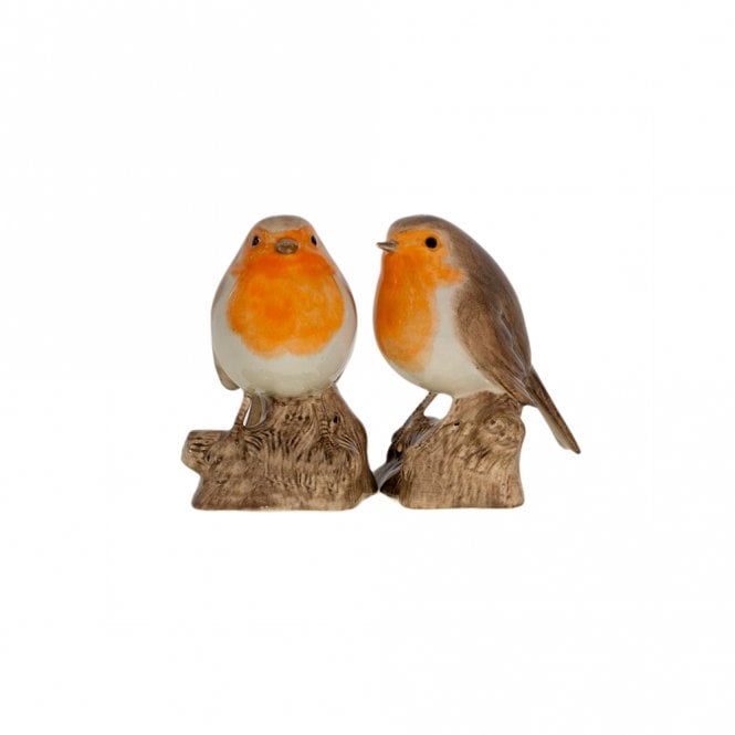 Quail Ceramics Robin Salt and Pepper Shakers