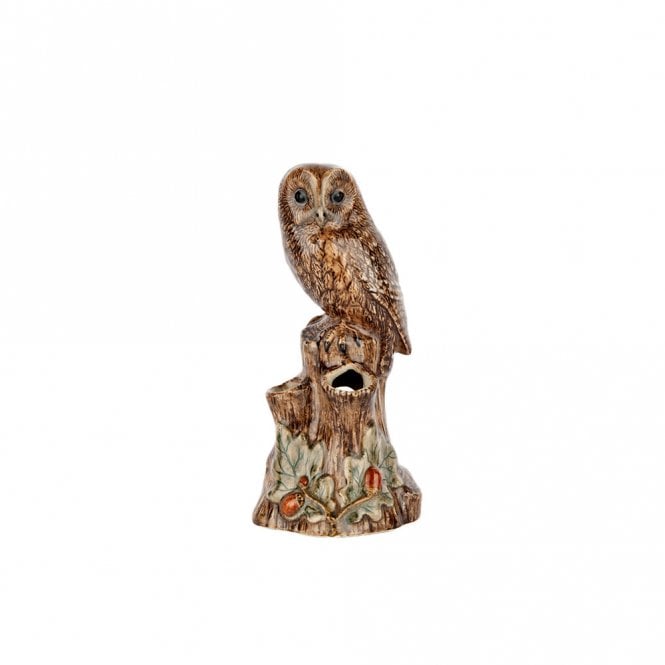 Quail Ceramics Tawny Owl Bud Vase