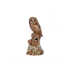 Tawny Owl Bud Vase