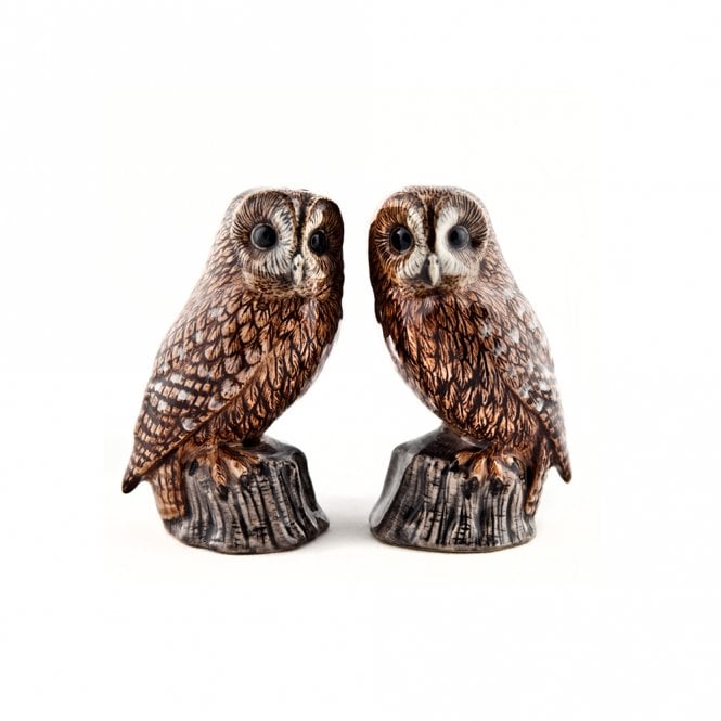 Quail Ceramics Tawny Owl Salt & Pepper Shakers