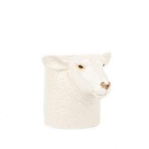 White Faced Suffolk Sheep Utensil Pot