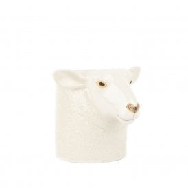 White Faced Suffolk Sheep Utensil Pot