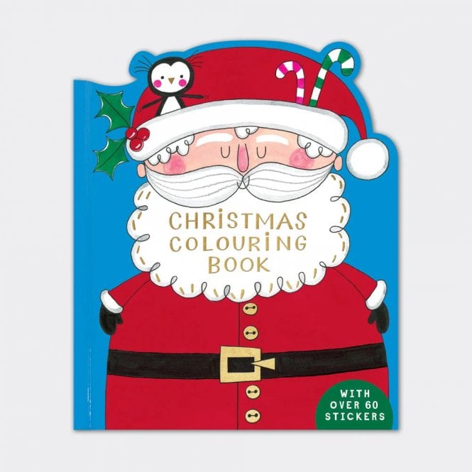 Rachel Ellen Designs Christmas Colouring Book With Stickers