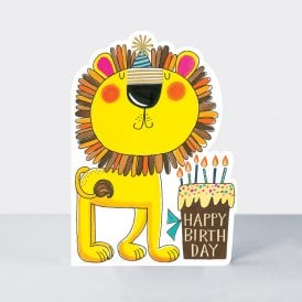 Cookie Cutters Happy Birthday Lion Card