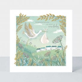 Gallery New Baby Congratulations Stork Card