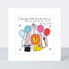 Pocket Rocket Congratulations Circus Card