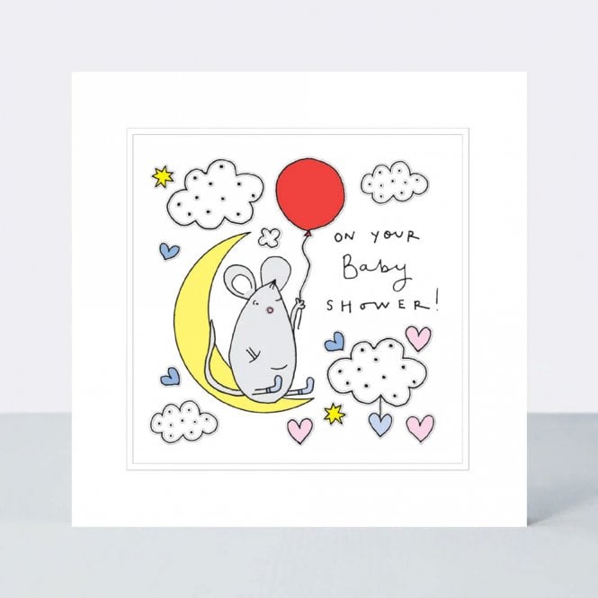 Rachel Ellen Designs Pocket Rocket On Your Baby Shower Card