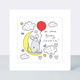 Pocket Rocket On Your Baby Shower Card