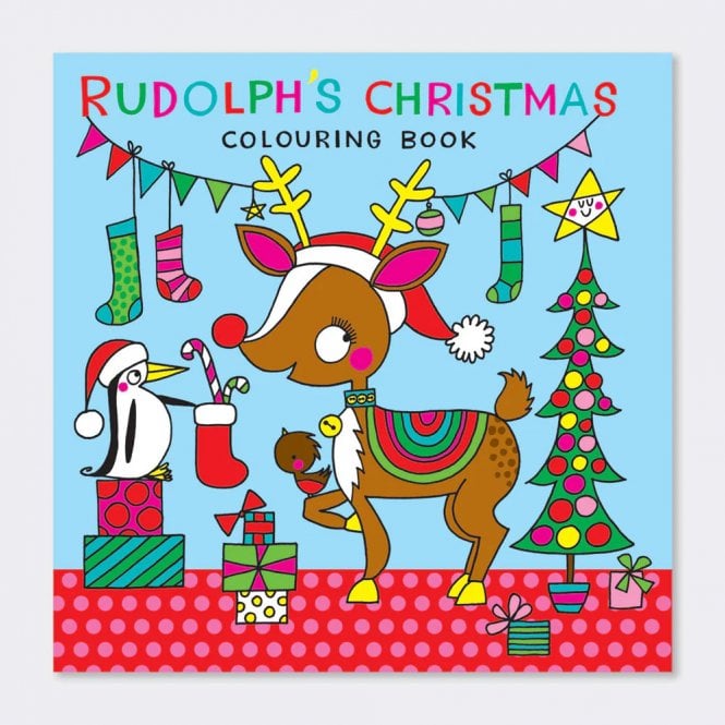 Rachel Ellen Designs Rudolph's Christmas Colouring Book