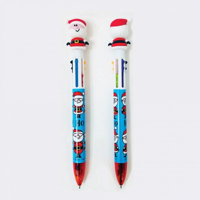 Rachel Ellen Designs Santa Six Colour Ballpoint Pen