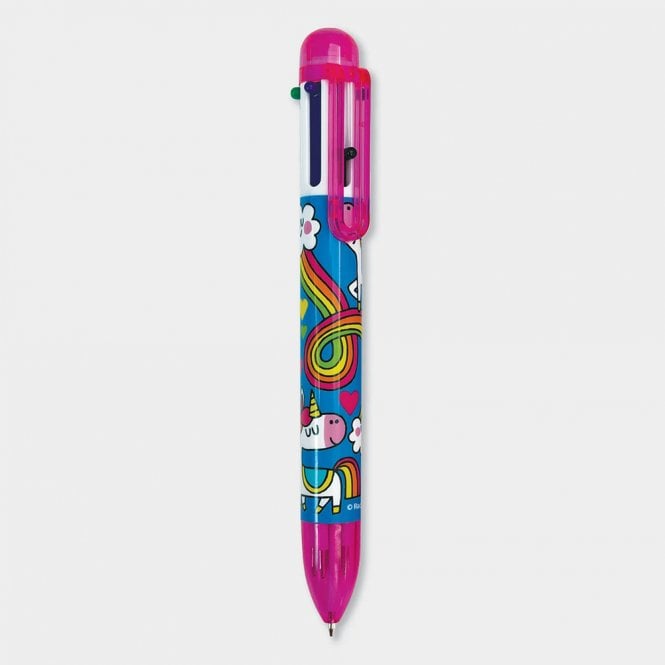 Rachel Ellen Designs Unicorn Six Colour Ballpoint Pen