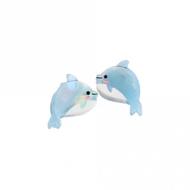 Red Cuckoo Dolphin Hair Claws Twin Pack