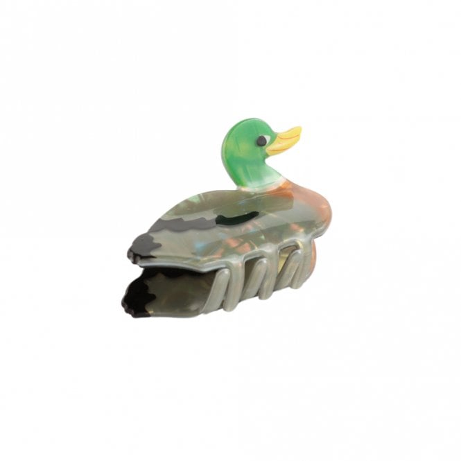 Red Cuckoo Duck Claw Hair Clip