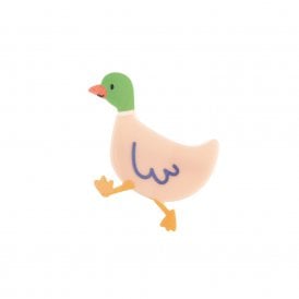 Pink Duck Claw Hair Clip