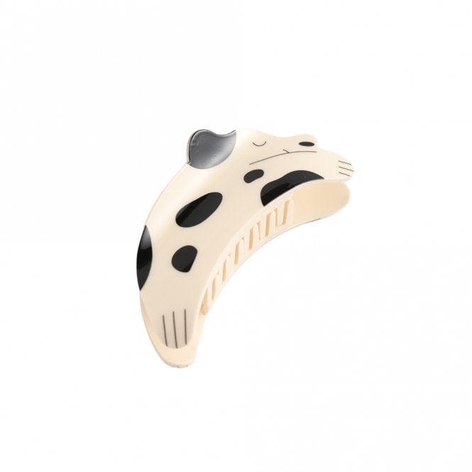 Red Cuckoo Sleeping Dog Claw Hair Clip