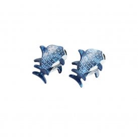 Whale Mixed Blue Hair Claws Twin Pack