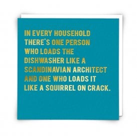Architect Dishwasher Card