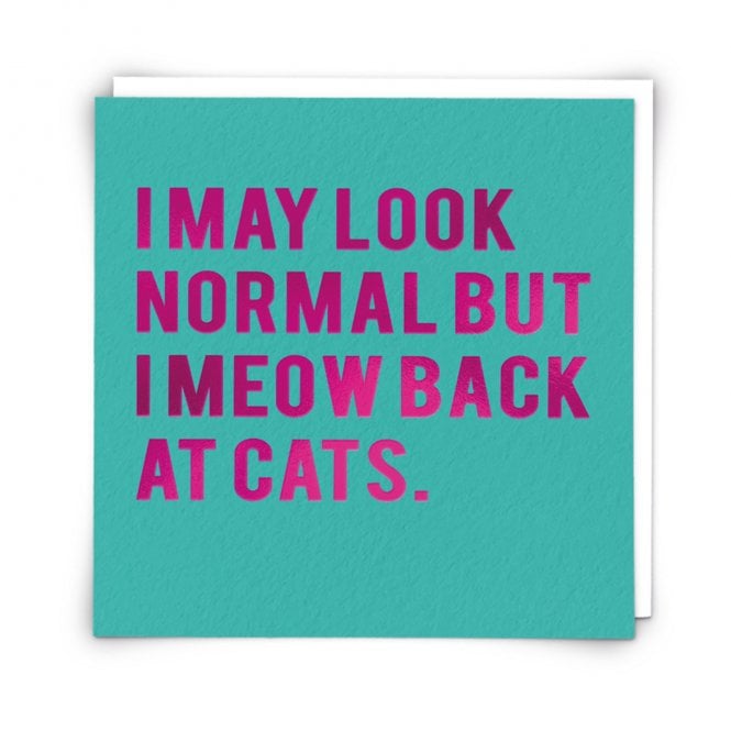 Redback Cards Meow Card