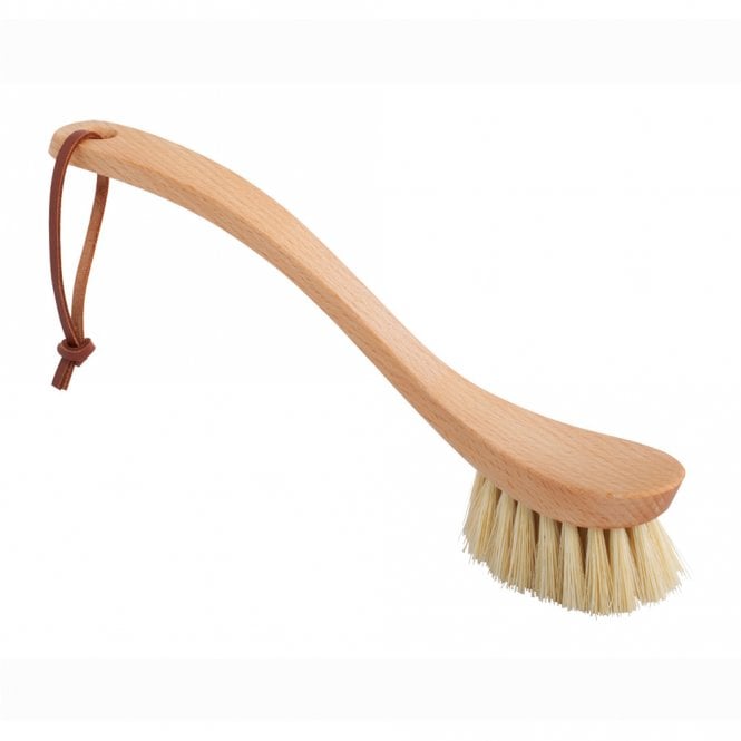 Redecker Oiled Beechwood Curved Handle Tampico Fibre Dish Brush