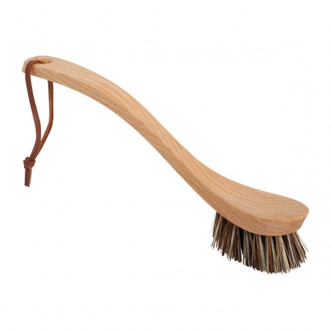 Redecker Oiled Beechwood Curved Handle Union Fibre Dish Brush