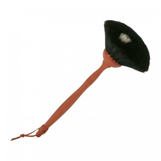 Redecker Oiled Pearwood Black Goat Hair Dust Brush