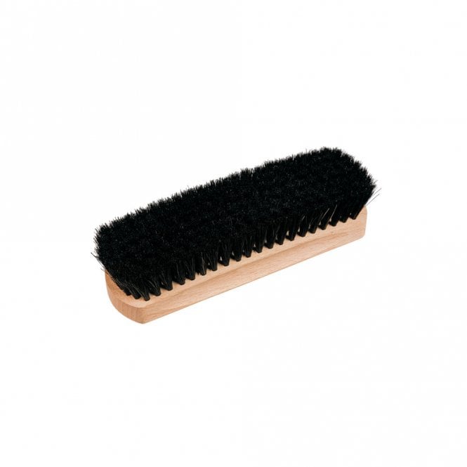 Redecker Untreated Beechwood Shoe Shine Dark Horsehair Brush