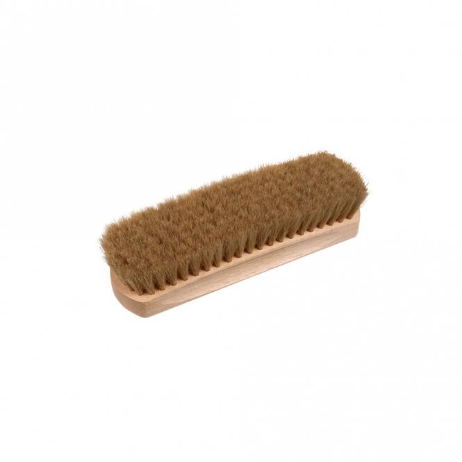 Redecker Untreated Beechwood Shoe Shine Light Horsehair Brush
