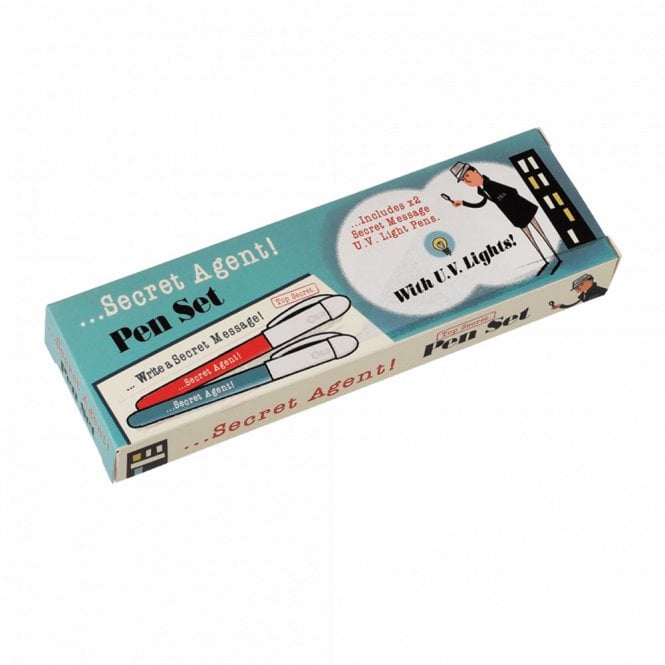 Rex London Set of 2 Secret Agent Spy Pens