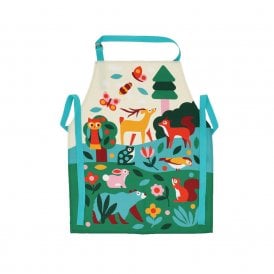 Wipeable Cotton Children's Apron - Woodland