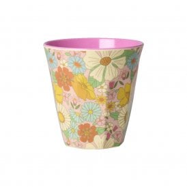 Flower Power Melamine Cup