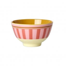 Organic Stripes Melamine Small Bowl